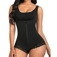 Lace Trimmed Shapewear Bodysuit